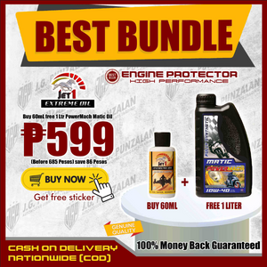 60ml Free MATIC Motorcycle Engine Oil FULLY SYNTHETIC (1LITER)